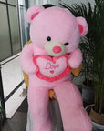 80/100Cm Big LOVE Plush Toy Bear Giant Stuffed Animals Birthday Gifts