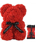 1pc Rose Bear Artificial Foam Flowers Bear Romantic Creative Gifts