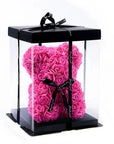 1pc Rose Bear Artificial Foam Flowers Bear Romantic Creative Gifts