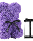 1pc Rose Bear Artificial Foam Flowers Bear Romantic Creative Gifts
