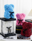 1pc Rose Bear Artificial Foam Flowers Bear Romantic Creative Gifts