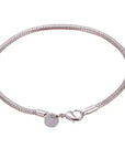 20cm Silver color 3MM Snake Chain Bracelets Factory