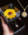 Elegant Sunflower Necklace Gift Set - Celebrate Love, Loyalty