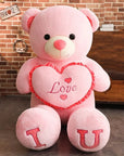 80/100Cm Big LOVE Plush Toy Bear Giant Stuffed Animals Birthday Gifts