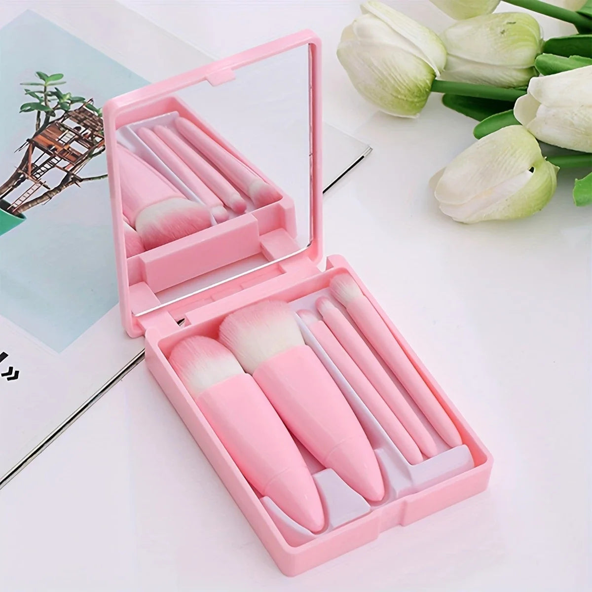 5 PCs Cosmetic Brush Portable Makeup