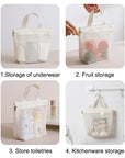 Mesh Makeup Toiletry Storage Bags Handbags