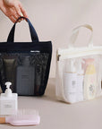 Mesh Makeup Toiletry Storage Bags Handbags