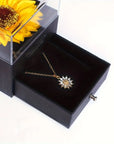 Elegant Sunflower Necklace Gift Set - Celebrate Love, Loyalty