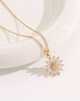 Elegant Sunflower Necklace Gift Set - Celebrate Love, Loyalty