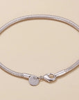 20cm Silver color 3MM Snake Chain Bracelets Factory