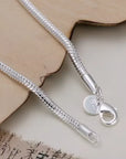 20cm Silver color 3MM Snake Chain Bracelets Factory