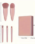 5 PCs Cosmetic Brush Portable Makeup